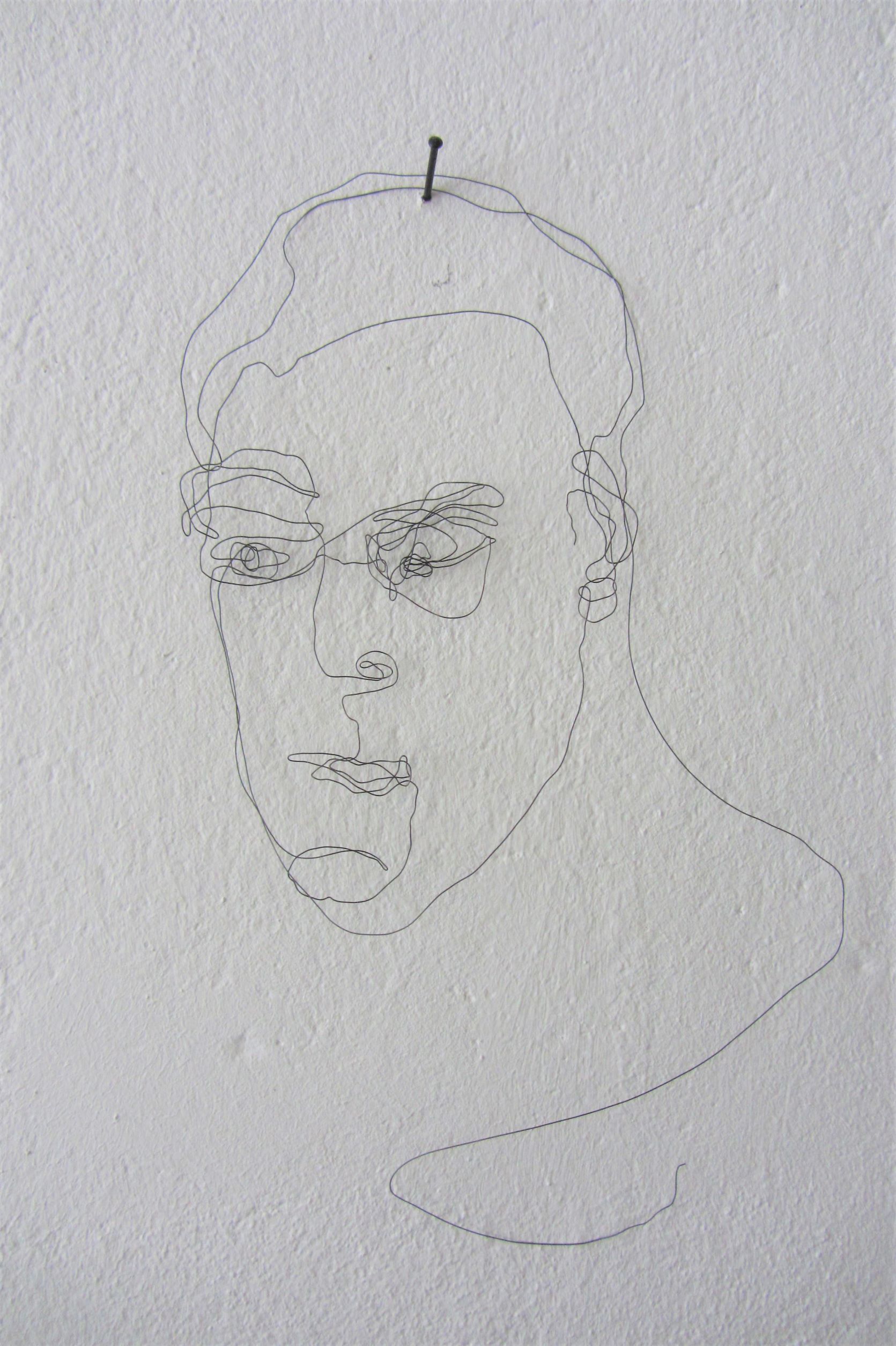 Gesicht, 2019, Draht