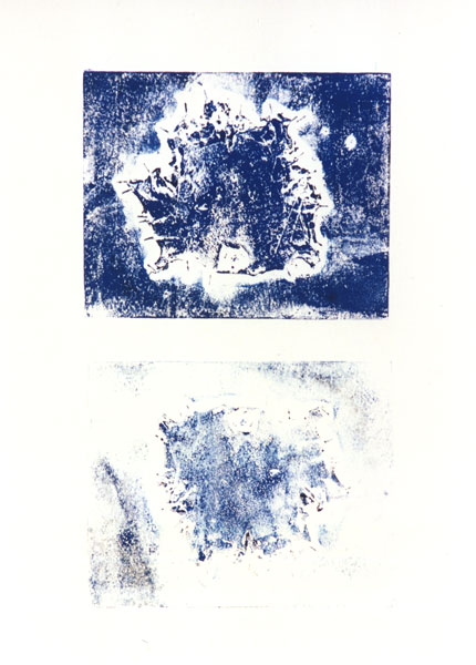 Schweinepfote, 1992, Hautdruck