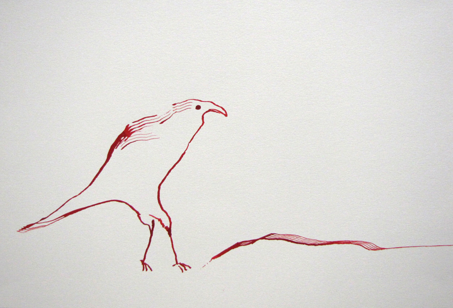 Herr Hochwohl, 2009 rote Tinte, A3